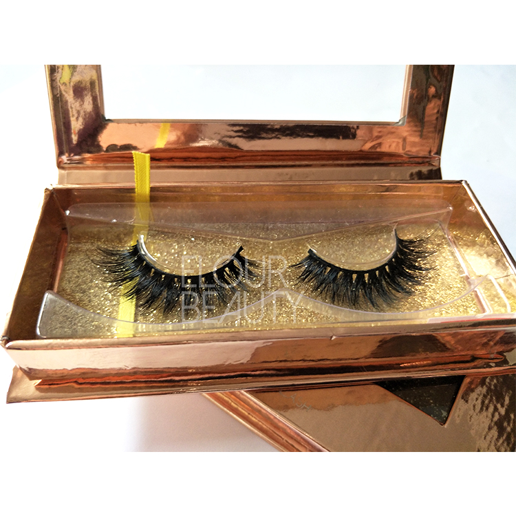 First class 3D Wispy Mink Strip Lashes manufacturer China ED108